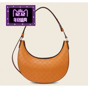 保兰德新月包2号月牙腋下包女2024新款 内棕色轻奢秋冬包包