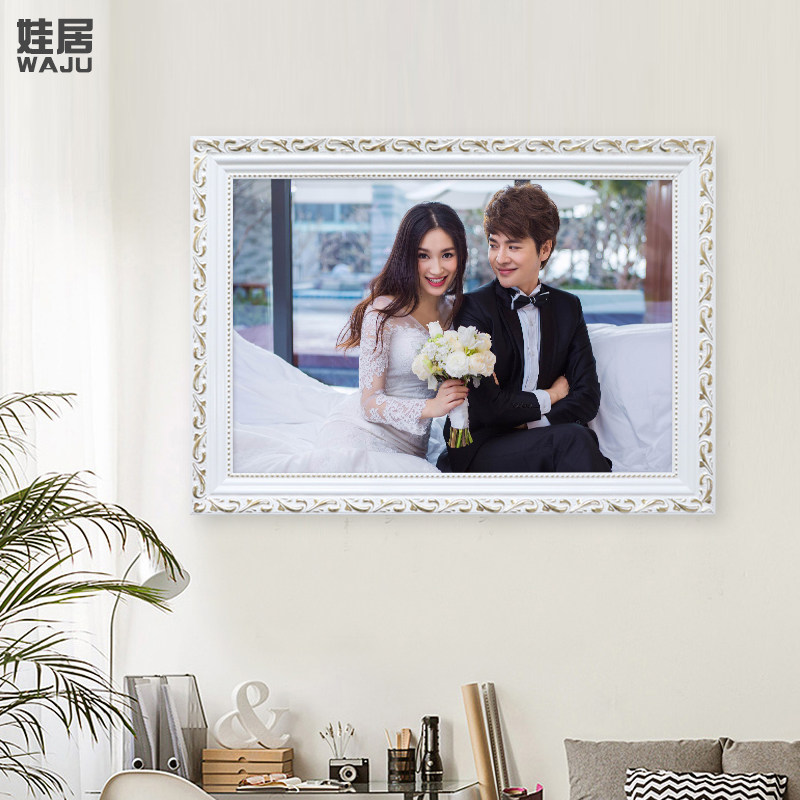 欧式婚纱洗照片放大做成相框挂墙12 16 2024寸创意摆台空框定制架,家居饰品,相框/画框,淘宝优惠券,粉丝福利购,淘宝优惠卷