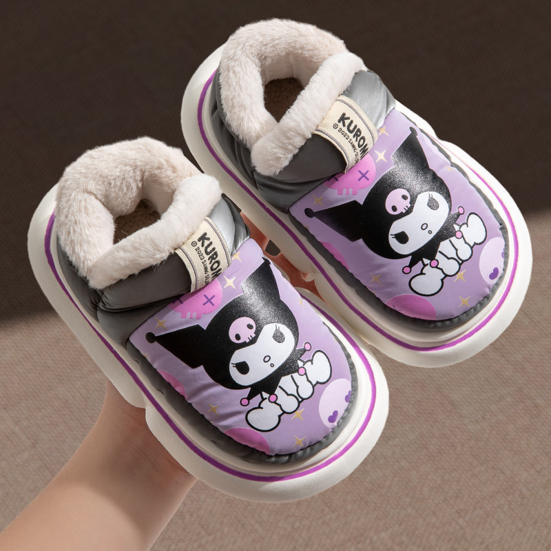 库洛米儿童包跟棉拖鞋冬季女童公主室内加绒保暖亲子三丽鸥棉鞋冬,童鞋/婴儿鞋/亲子鞋,儿童棉拖鞋,淘宝优惠券,粉丝福利购,淘宝优惠卷