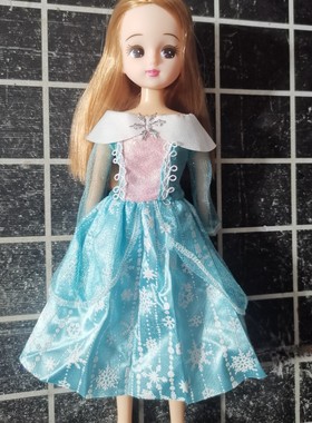 Licca正版丽佳娃娃衣服服装莉卡裙子公主裙鞋子配件配饰23cm丽嘉