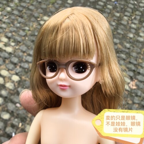 正版30厘米高11寸6分换装娃娃戴的配饰配件眼镜墨镜太阳镜