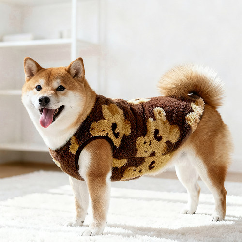 宠物狗狗衣服加绒背心保暖小型犬