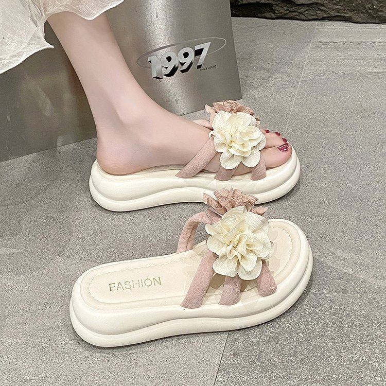 厚底增高一字凉拖鞋仙女鞋外穿2025夏季新款新中式配裙子凉拖凉鞋,女鞋,一字拖,淘宝优惠券,粉丝福利购,淘宝优惠卷