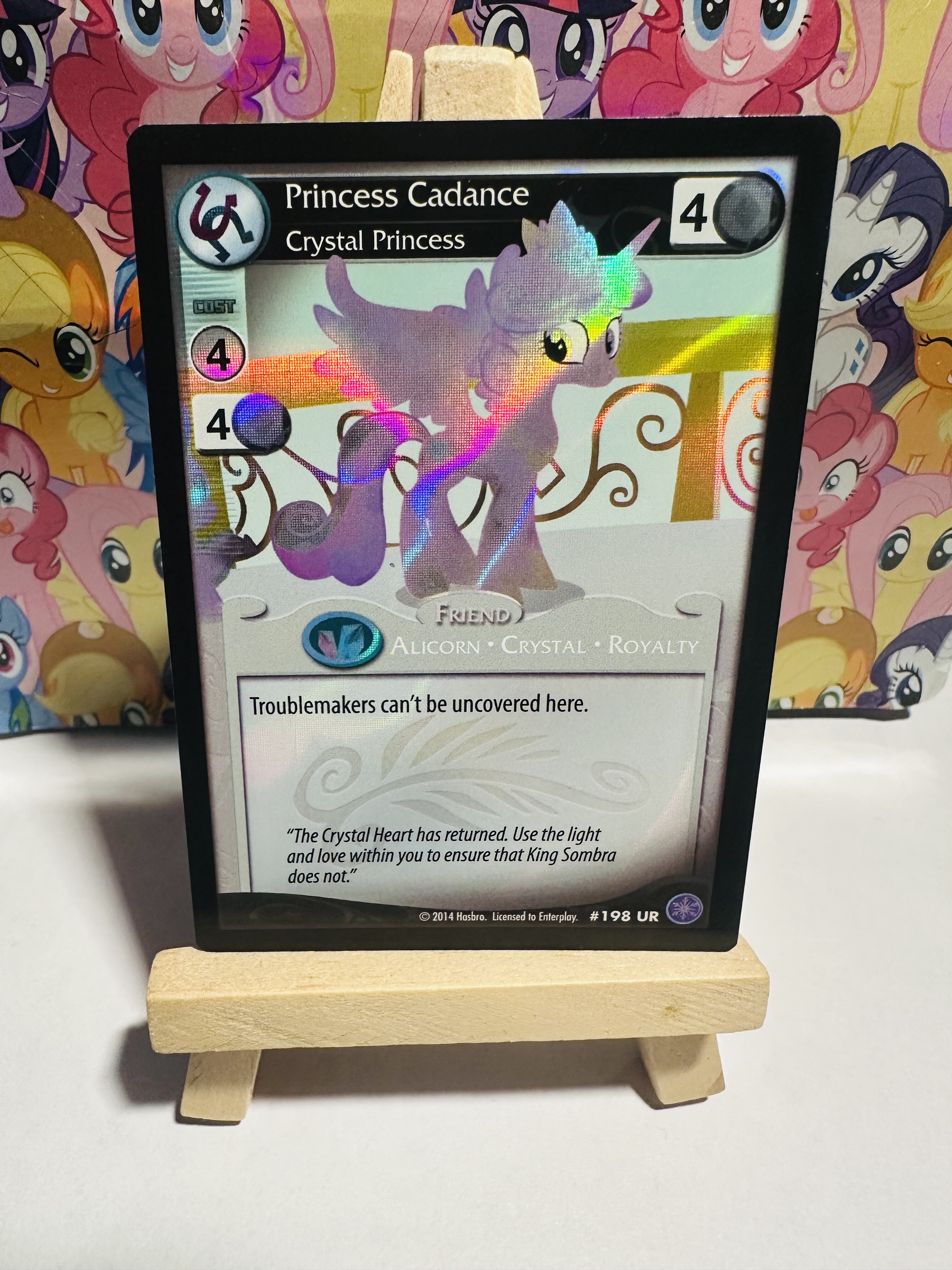 【正版收藏】小马宝莉美版音韵稀有闪卡大绝版