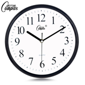 康巴丝墙上挂表客厅家用卧室静音钟表现代简约创意挂钟大气石英钟