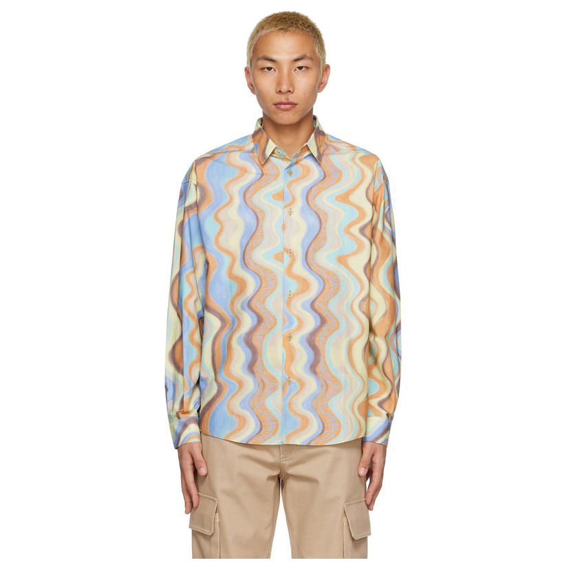 jacquemus 黄色 la chemise simon 衬衫女 男