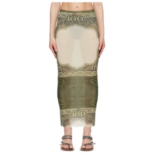 灰白色 半身裙女百搭 Gaultier Jean 綠色 Cartouche Paul The