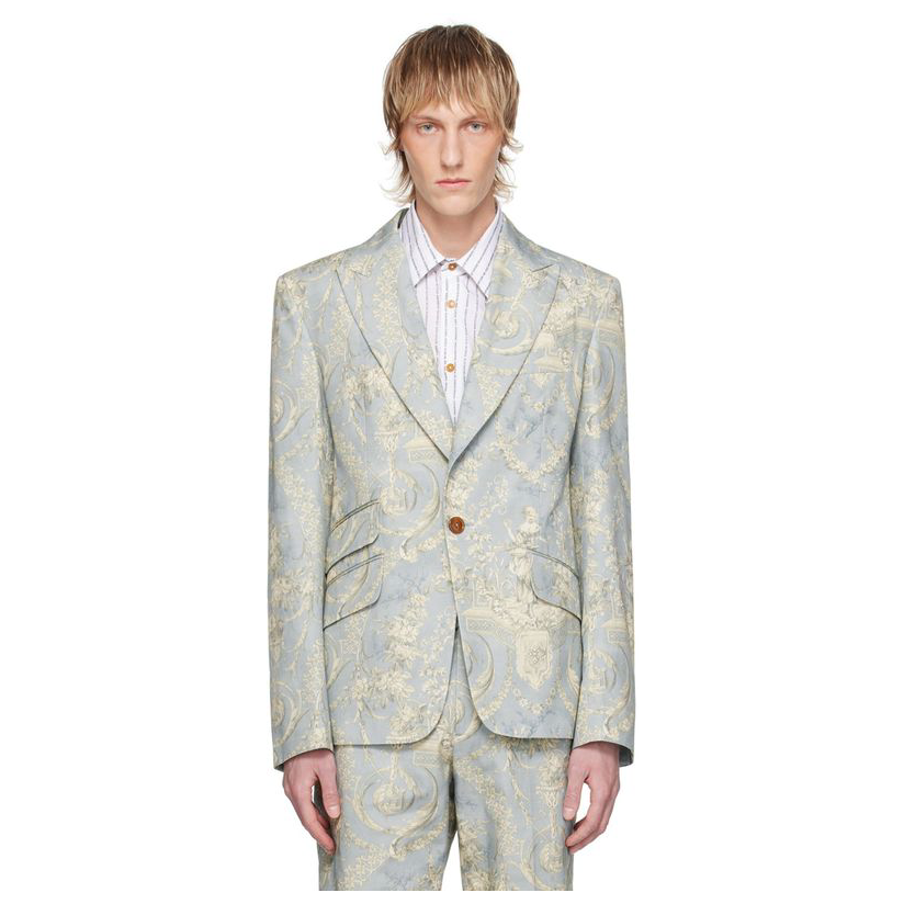 西太后Vivienne Westwood/薇薇安·威斯特伍德 蓝色 One Button