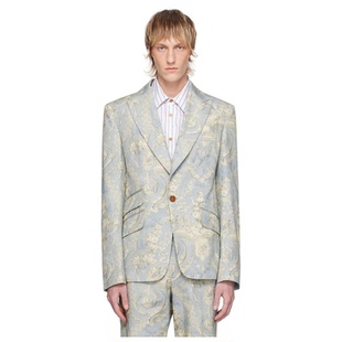 藍色 西太后Vivienne Westwood 薇薇安·威斯特伍德 Button One