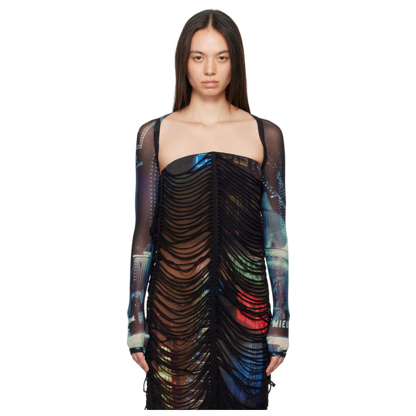Jean Paul Gaultier 海军蓝 The Pigalle 上装女经典针织衫套头