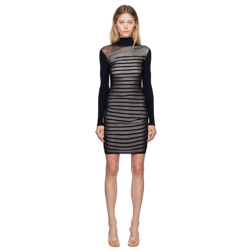 Jean Paul Gaultier 海军蓝  黑色 The Bi-Material Mariniere