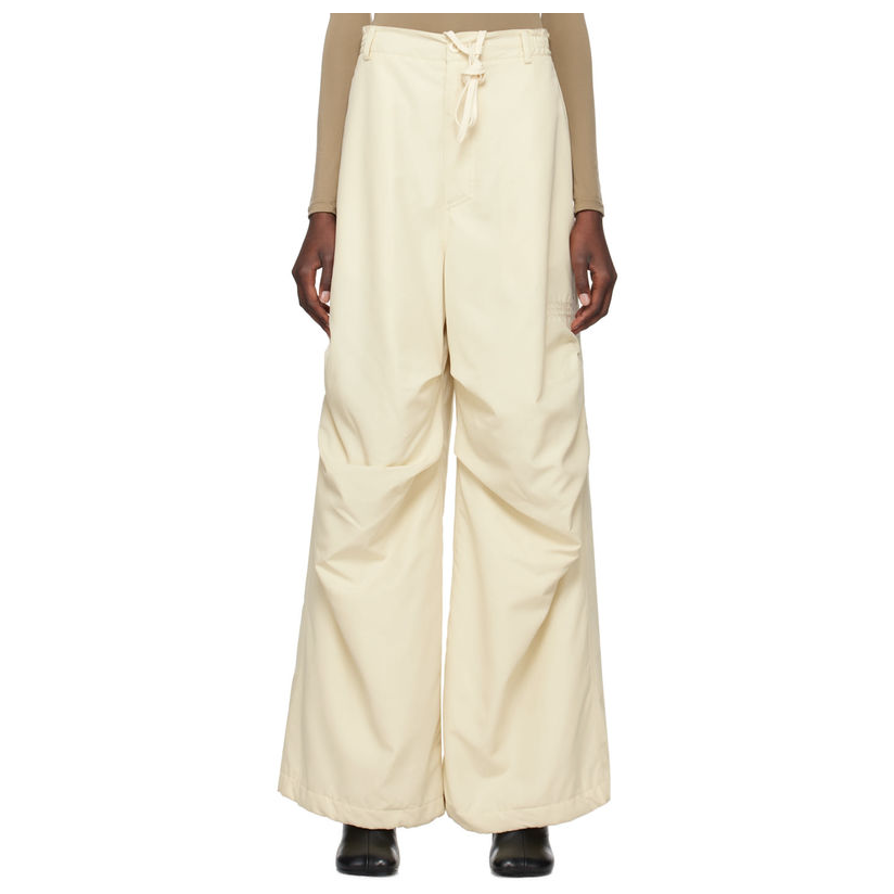 Mm6 Maison Margiela 灰白色 Wide-Leg 长裤女