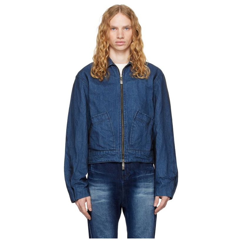 ADER ERROR 蓝色 Product. 25 牛仔夹克短外套男轻薄中性款户外