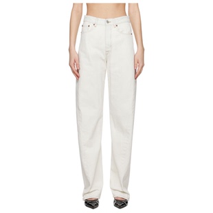 Stitch 灰白色 Contrast 女 牛仔裤 Maison Mm6 Margiela