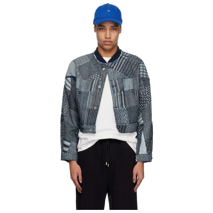 ADER ERROR 蓝色 Collaz Product. 21 牛仔夹克短外套男飞行员