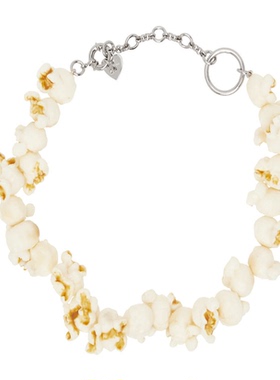 Acne Studios 艾克妮 灰白色 Popcorn Shape 项链女