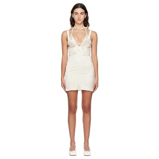 Ciceri Chouchou Jacquemus 连衣裙女 Robe 系列 灰白色