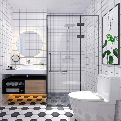 厕所防水壁纸价格 厕所防水壁纸图片 星期三