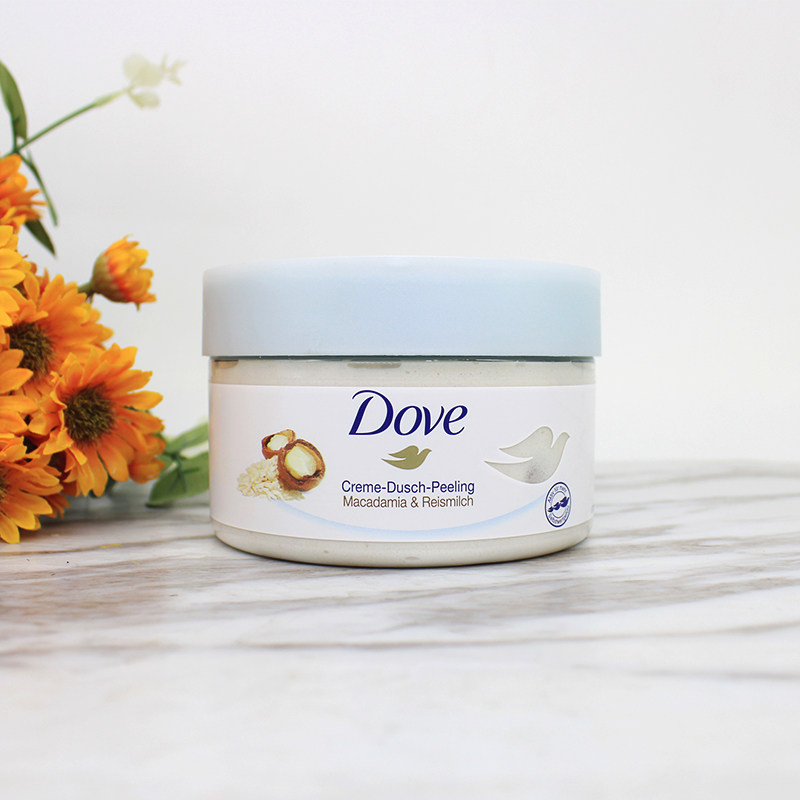 德国 dove多芬冰淇淋坚果磨砂膏去鸡皮改善粗糙嫩白磨砂膏 225ml