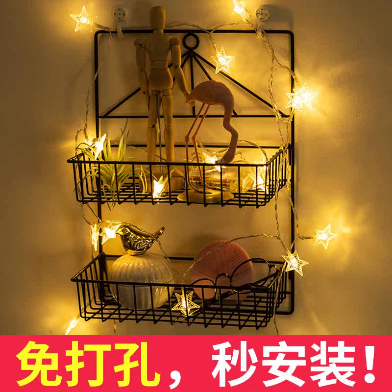 Wall racks wrought iron hanging baskets dormitory wallin the Storage consolidation , Family finishing equipment , Finishing rack/Shelf/Storage Rack  category - from Buy2taobao.com to provide professional Taobao agent buy service