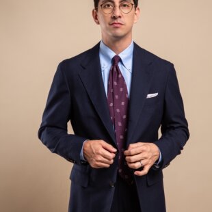 【Sales折扣】PM 海军蓝羊毛商务套西西服西装上衣 PMSJ-NY001