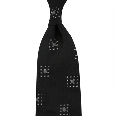 Shibumi 2025 N.2 意大利弗洛伦萨复古印花手工卷边领带