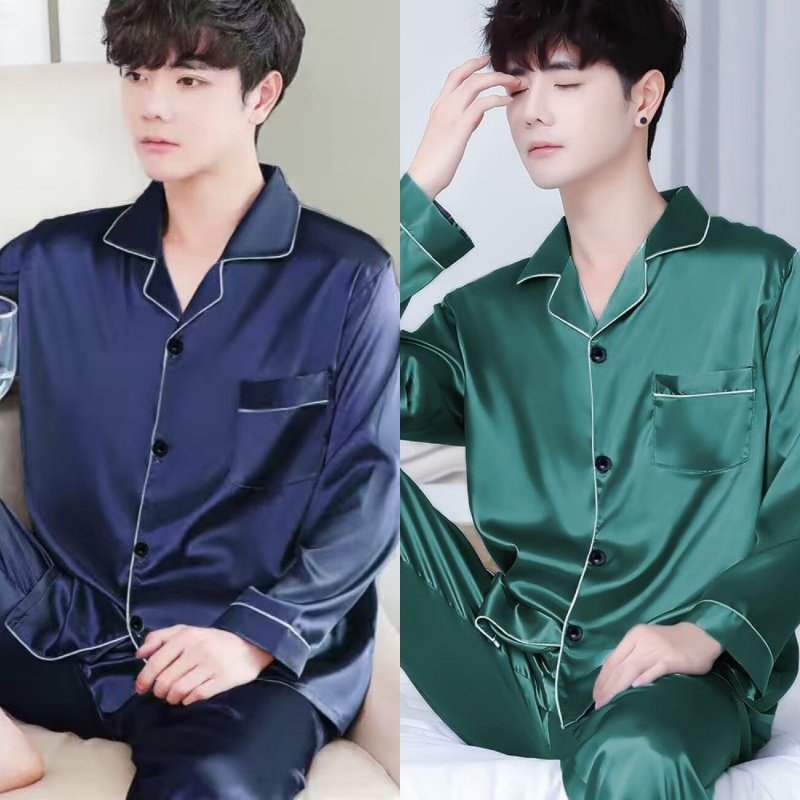 睡衣男士夏季薄款冰丝短袖短裤纯色丝绸大码男款可外穿家居服套装,女士内衣/男士内衣/家居服,睡衣/家居服套装,淘宝优惠券,粉丝福利购,淘宝优惠卷