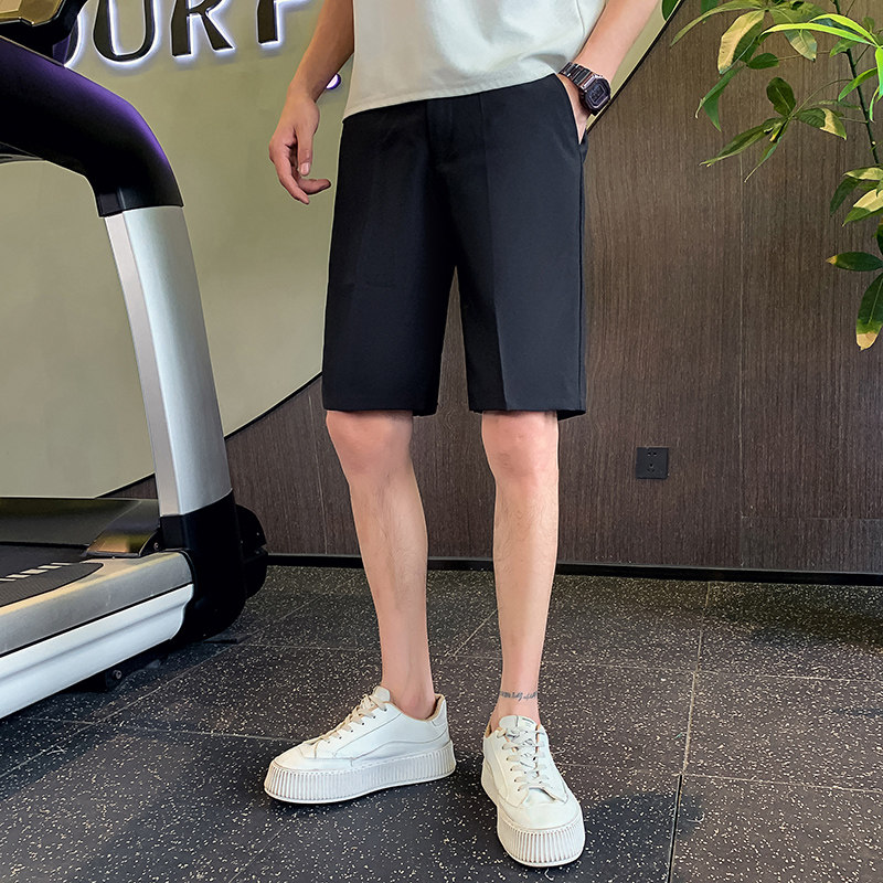 夏季男士短裤五分裤裤子直筒休闲潮流薄款2025夏季-P38-AX125-图片