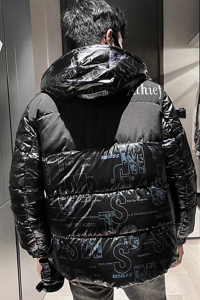 2025冬季新款男士棉衣韩版潮流棉服外套加厚连帽棉袄保暖P138,男装棉衣,电商A270
