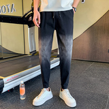 夏季男士休闲牛仔裤男韩版修身潮牌痞帅小脚裤NZ295-p55，男装牛仔裤，电商A270
