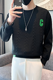 2025春秋季男士卫衣长袖套头休闲纯色痞帅休闲上衣服打底衫P38，男装T恤，电商A270