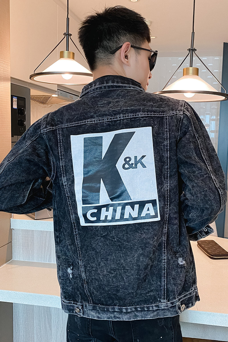 2025秋季外套男牛仔衣服夹克潮流春秋款痞帅精神小伙网红炸街P68,男装工装外套,电商A270
