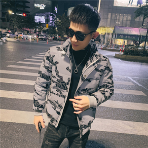 冬季棉袄男士加厚短款棉衣修身外套潮流棉服网红秋冬痞帅韩版P135图片