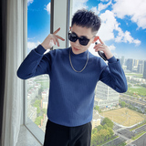 2025春秋季新款男士毛衣针织衫修身加厚打底衫半高领衣服MY03-p48，男装T恤，电商A270