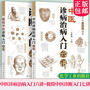 中医诊病治病入门六讲 王桂茂+极简中医诊断入门七讲 李福凤 中医基本理论和辨证诊断方法 治法与遣方用药分析 辨证诊疗思路方法书
