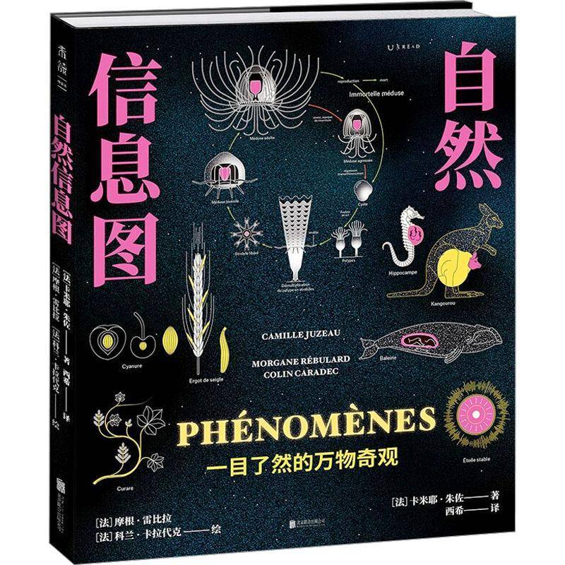 自然信息图:一目了然的万物奇观［法］卡米耶·朱佐西希［法］摩  书自然科学书籍