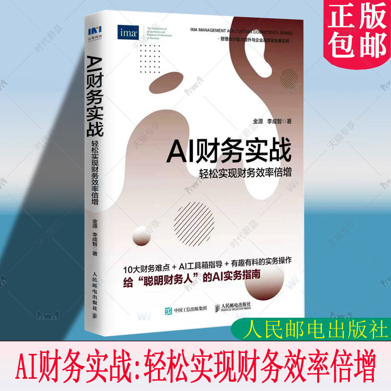 AI财务实战:轻松实现财务效率倍增 数字化转型难点解析工具指导实操案例财务报表分析指南 财务会计管理书籍 9787115682338