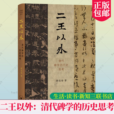 二王以外 清代碑学的历史思考 薛龙春著 开放的艺术史 中国晚期文化史上的大事 独特研究和反思性的历史考察 三联书店 正版新书