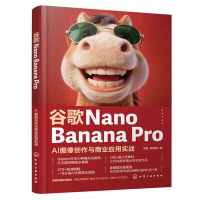 谷歌Nano Banana Pro AI图像创作与商业应用实战 人工智能AI绘画教程书籍 深度解析AI图像生成技术 行业应用解决方案实战操作指南