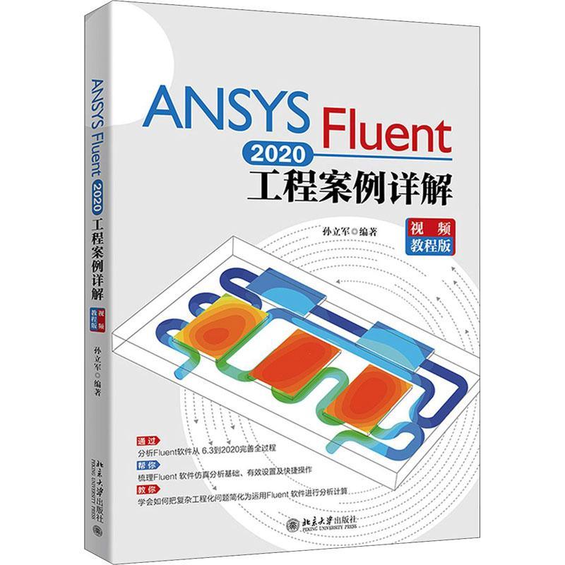 ANSYS Fluent 2020工程案例详解(教程版)工程力学流体力学有限元分析应用普通大众书工业技术书籍