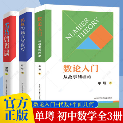 数论入门从故事到理论平面几何的知识与问题代数的魅力与技巧 中学数学概念与理论 重点知识点总结方法 中国科学技术大学出版社