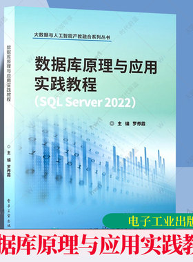 数据库原理与应用实践教程 SQL Server 2022 罗养霞大数据与人工智能产教融合系列丛书数据库教材书籍电子工业出版社9787121494703