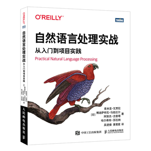 正版包邮 自然语言处理实战：从入门到项目实践 NLP自然语言处理文本分类建模 人工智能深度学习机器学习 人民邮电出版社