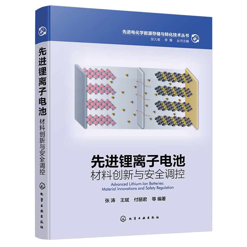 先进锂离子电池 材料创新与安全调控 先进电化学能源存储与转化技术丛书 新能源电池技术书籍 动力电池系统设计手册 电化学教材书