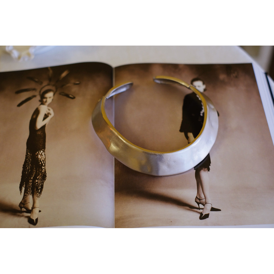 vintage toccata vogue Les Bernard 银色 摩登 项圈,个性定制/设计服务/DIY,项链/吊坠定制,淘宝优惠券,粉丝福利购,淘宝优惠卷