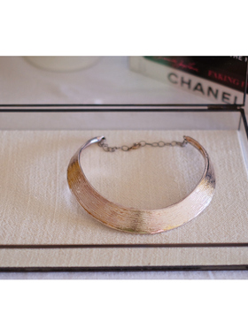 vintage toccata 925银色 宽 摩登 项链