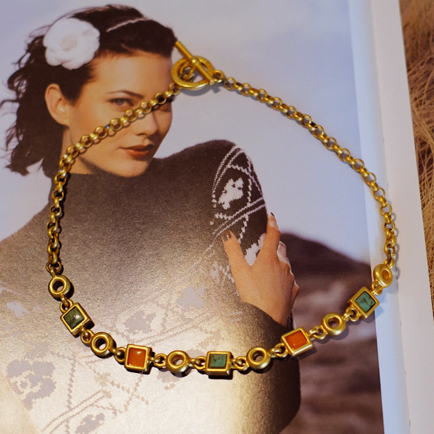 vintage toccata Deja 彩色 摩登 短项链,饰品/流行首饰/时尚饰品新,项链,淘宝优惠券,粉丝福利购,淘宝优惠卷