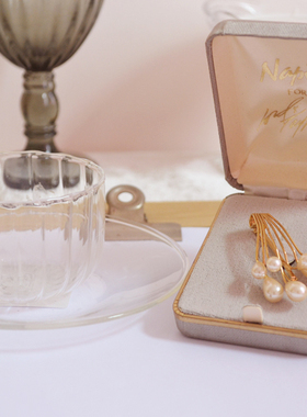 艺伎的胭脂 vintage napier 珍珠 原盒 胸针