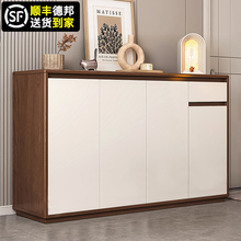 实木鞋柜新款2025爆款家用门口入户玄关柜室内收纳柜储物多层鞋架