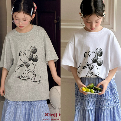 心尖尖波拉韩国童装短袖T恤衫